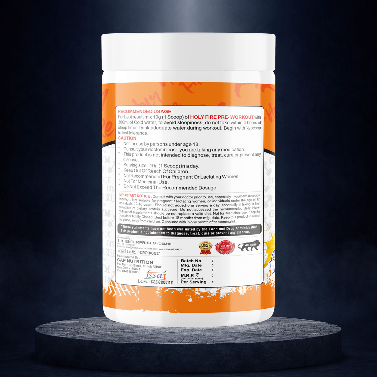 Holy Fire Pre-Workout - Image 4