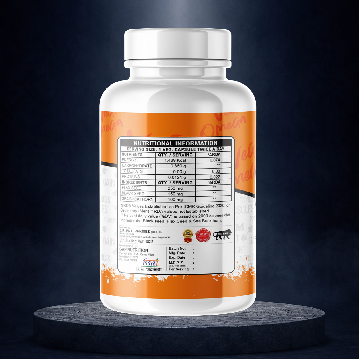 Veg Omega With Spirulina - Image 2