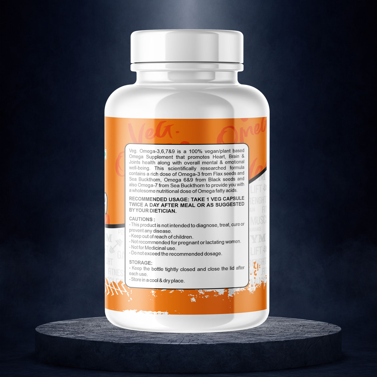 Veg Omega With Spirulina - Image 3